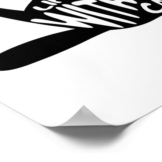 Poster La vie est meilleure avec les chats | Typographie (Coin)