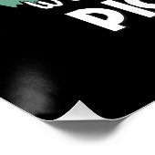 Poster La vie est meilleure avec Pickleball (Coin)