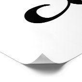 Poster La vie est meilleure avec un chat Typographie mode (Coin)