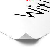 Poster La Vie Est Meilleure Avec Un Chien - Amoureux de l (Coin)