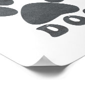 Poster La vie est meilleure avec un texte textuel gris ch (Coin)