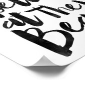 Poster La Vie Est Mieux À La Plage (Coin)