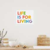 Poster La vie est pour vivre (Cuisine)