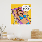 Poster La Vie Est Si Bonne (Cuisine)