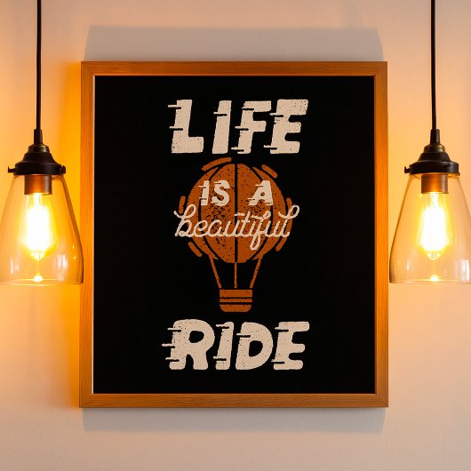 Poster La vie est un beau voyage