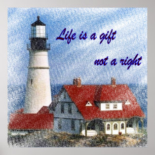 Poster La vie est un cadeau