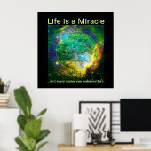 Poster La vie est un miracle (Bureau à domicile)