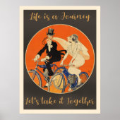 Poster La vie est un voyage, l'amour, (Devant)