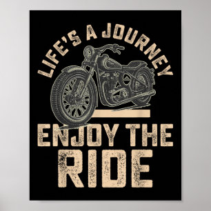 Poster La vie est un voyage, profitez de la balade drôle