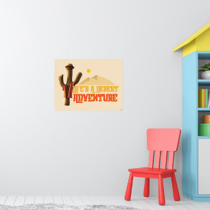 Poster La vie est une aventure désertique