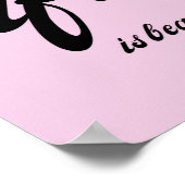 Poster La Vie Est Une Belle Citation Sur Une Vie Heureuse (Coin)