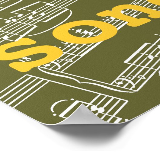 Poster la vie est une chanson (Coin)