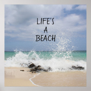 Poster La vie est une plage