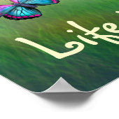 Poster La vie est une poignée fragile avec l'affiche de p (Coin)