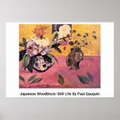 Poster La Vie Japonaise De Bois De Bois Par Paul Gauguin (Devant)
