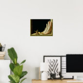 Poster La vie morte avec un cardoon (Bureau à domicile)