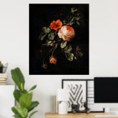 Poster La vie morte de Van den Broeck avec les Roses (Bureau à domicile)