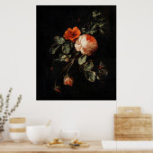 Poster La vie morte de Van den Broeck avec les Roses (Cuisine)