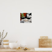 Poster "La vie morte perturbée par les corbeaux" par Cega (Cuisine)