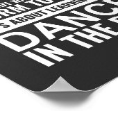 Poster La vie n'est pas d'attendre l'inspiration (Coin)