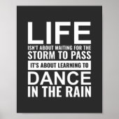 Poster La vie n'est pas d'attendre l'inspiration (Devant)