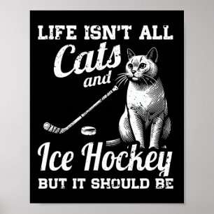 Poster La vie n'est pas faite que de chats et de hockey s