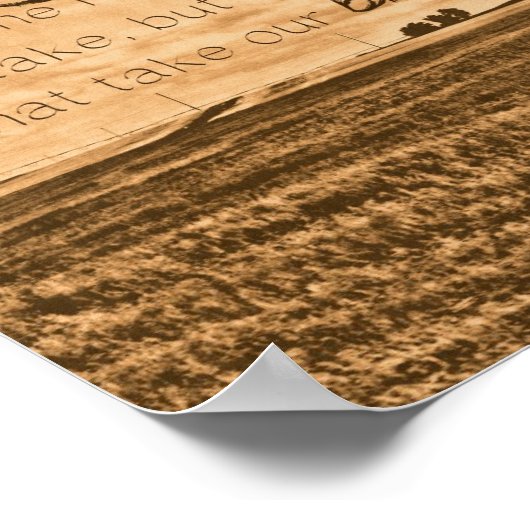 Poster La vie n'est pas mesurée (Coin)