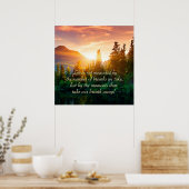Poster La vie n'est pas mesurée par... (Cuisine)