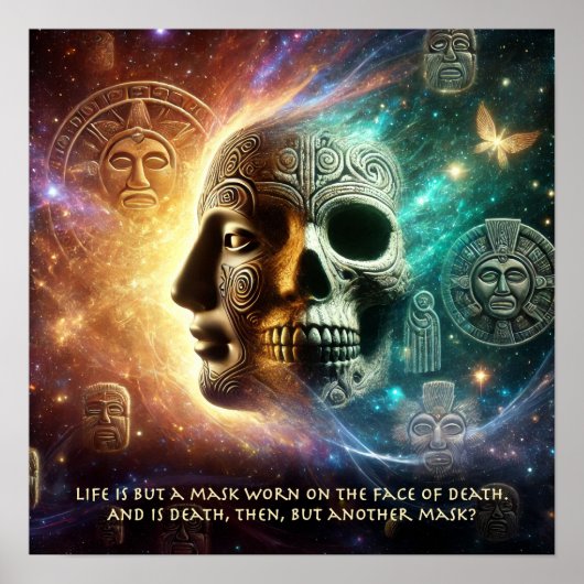 Poster La vie n'est qu'un masque... (Devant)