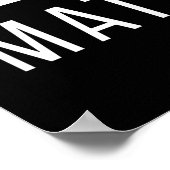 Poster La vie noire importe (Coin)