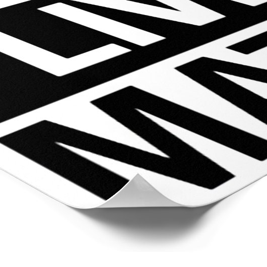 Poster La vie noire importe (Coin)