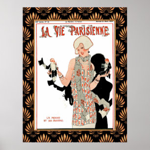 Poster La Vie Parisienne 1920s