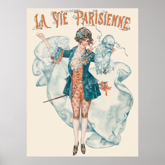 Poster La vie parisienne - Avril (Devant)