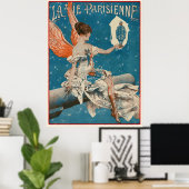 Poster La Vie Parisienne - Dans le ciel étoilé (Bureau à domicile)