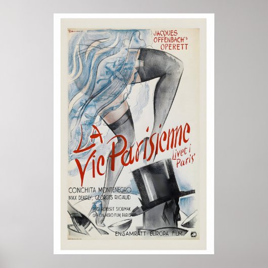 Poster La Vie Parisienne Jacques (Devant)