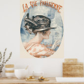 Poster La Vie Parisienne - La première minute de dix jour (Cuisine)