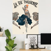 Poster La Vie Parisienne - La souris (Bureau à domicile)