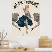 Poster La Vie Parisienne - La souris (Cuisine)