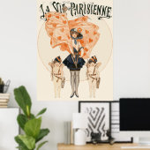 Poster La Vie Parisienne - L'Amour, prendre garde, Illust (Bureau à domicile)