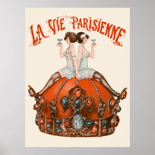Poster La Vie Parisienne - Le Roi boit ! (Devant)