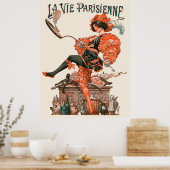 Poster La Vie Parisienne - Le seigneur Carnaval (Cuisine)