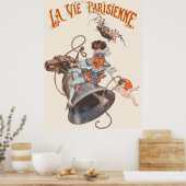 Poster La vie parisienne - Les cloches de Pâques (Cuisine)