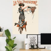 Poster La Vie Parisienne - Les masques de l'amour, Illust (Bureau à domicile)
