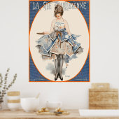 Poster La Vie Parisienne - L'inflation fiduciaire (Cuisine)