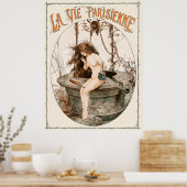 Poster La Vie Parisienne - N'oublions pas la Vérité (Cuisine)