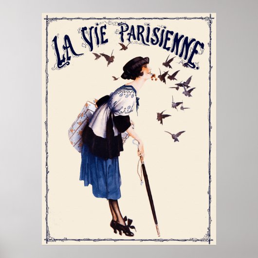 Poster La Vie Parisienne - Pour Obéir aux règlements (Devant)
