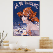 Poster La Vie Parisienne - Pour Réchauffeurs Nos Espoirs (Cuisine)