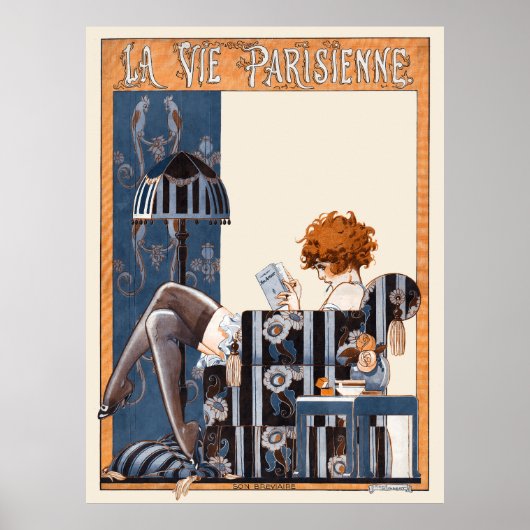 Poster La Vie Parisienne - Son Breviaire (Devant)
