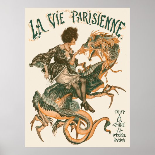 Poster La Vie Parisienne - Tout à la Chine ou le Dernier (Devant)