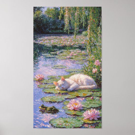 Poster La vie secrète des chats de Monet (Devant)